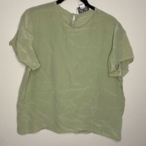 VTG 091 vintage 100% silk blouse